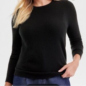 Charter Club Luxury Cashmere Women's Black Crew Neck Sweater M